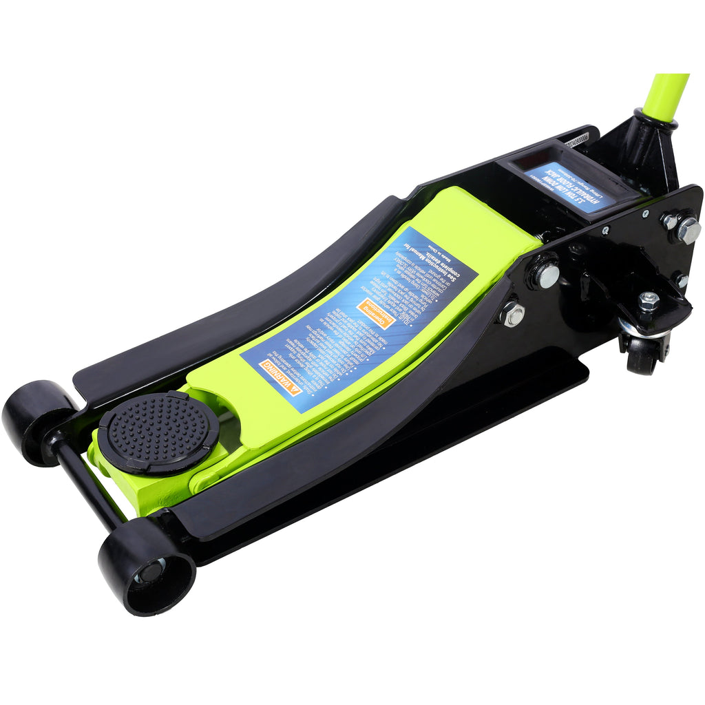 3.5 Ton Low Profile Floor Jack with Heavy-Duty Steel Construction