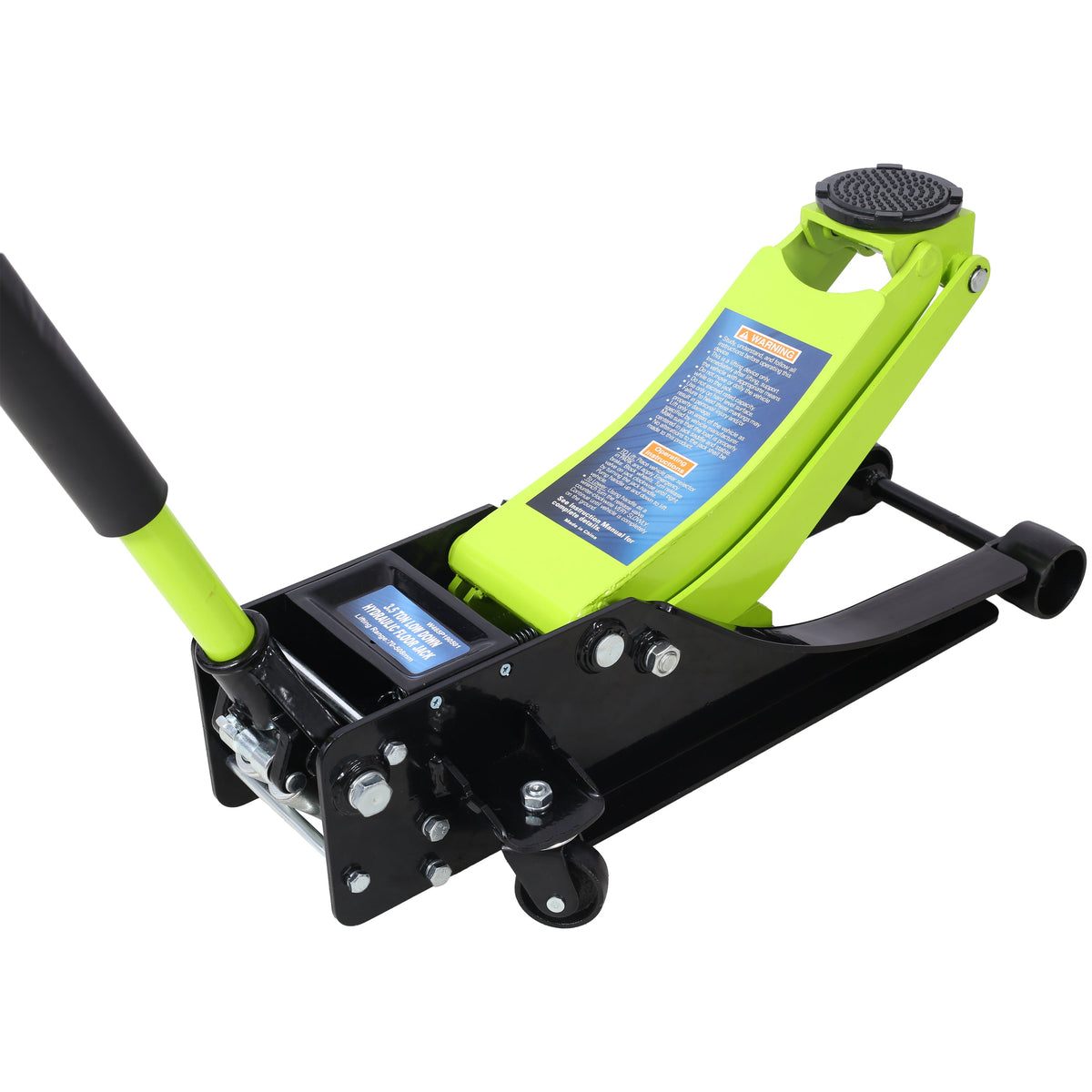 3.5 Ton Low Profile Floor Jack with Heavy-Duty Steel Construction