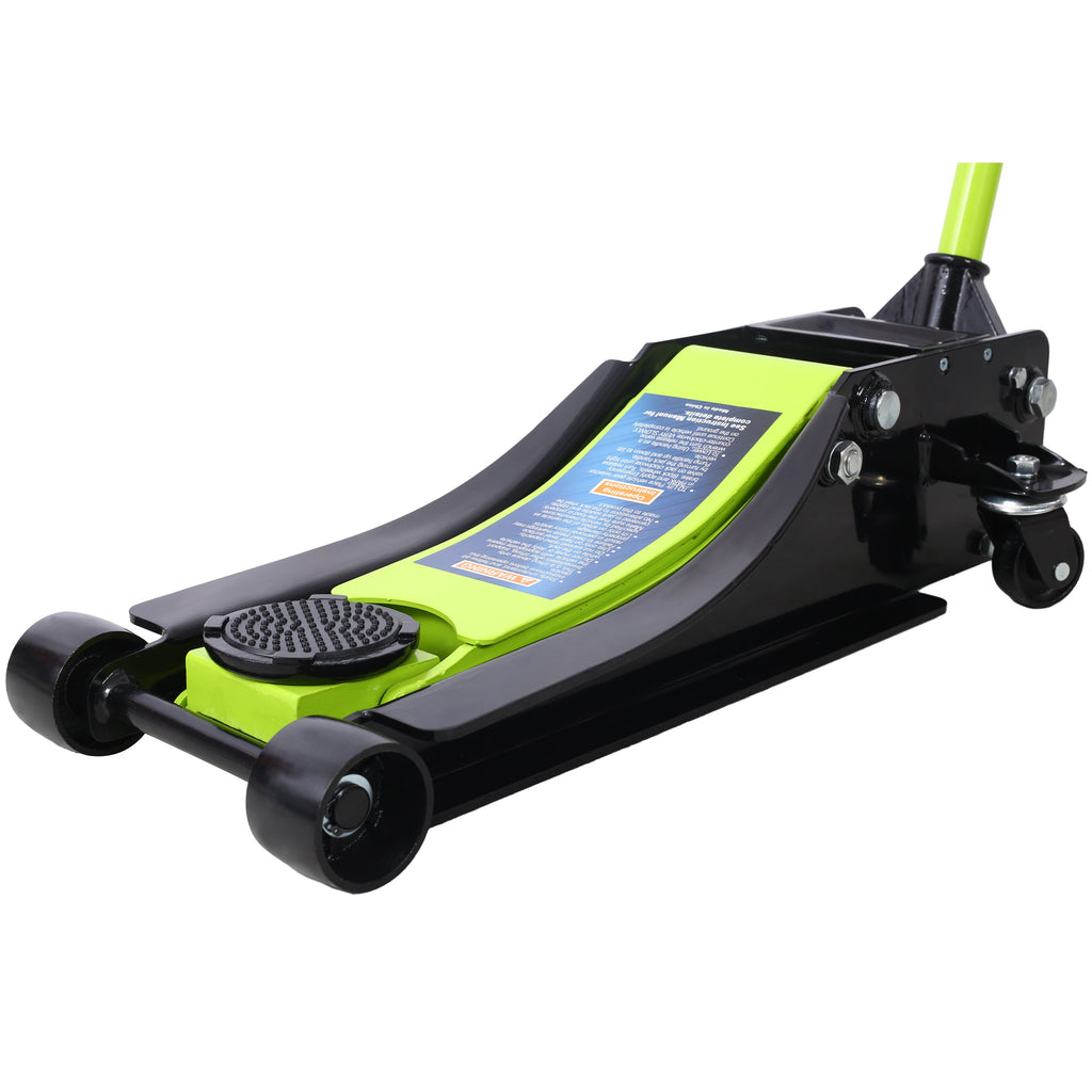 3.5 Ton Low Profile Floor Jack with Heavy-Duty Steel Construction